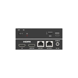 EPCOM PROAUDIO EPC-SPB12E70 Splitter HDMI / 1x2 / 4K@60Hz a 60 m (197 ft) / 4K@30Hz a 70 m (230 ft) / Extensión Cat6 / Salida Loop / EDID / HDCP 2.2 / PoC - Img 3