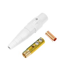 EPCOM PROAUDIO EPCAMLOCK400AFWHITE Conector camlock 400 AMPERES HEMBRA COLOR BLANCO
