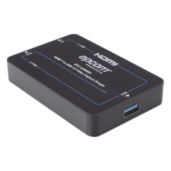 EPCOM PROAUDIO EPCUH60EB Adaptador de Captura de Video HDMI a USB 3.0 | 4K60 HDMI Entrada | 1080p60 USB Salida | HDCP 2.2 | 18 Gbps Ancho de Banda | Plug and Play | Compatible Windows Linux macOS - Img 1
