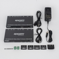 EPCOM PROAUDIO EPP-EHB100AU Kit Extensor HDMI | 4K2K@60HZ | HDR 4:4:4 | HDBaseT | 100M | Salida de Audio | HDCP 2.2 | IR Bidireccional | Admite la funcion USB KVM - Img 9