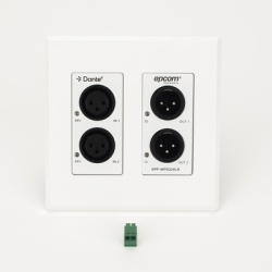 EPCOM PROAUDIO EPPWPD22XLR Extensor de Audio Analogico XLR a Dante® | 2 Entradas y 2 Salidas | Conversion Digital de Audio | PoE IEEE 802.3af | Phantom Power 48V | Latencia Configurable 1-5ms | Rango - Img 5