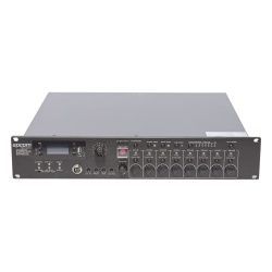 EPCOM PROAUDIO SF-6200MA Controlador de Evacuacion Por Voz | 500 W | 8 Zonas independientes | 4 entradas de audio y 2 entradas de microfono