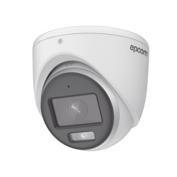 EPCOM PROFESSIONAL E3K-TURBO-C [ColorVu] Turret TURBOHD 3K (5 Megapixel) / Lente 2.8 mm / Microfono Integrado / Imagen a Color 24/7 / 20 mts Luz Blanca / Exterior IP67 / dWDR / 4 Tecnologias