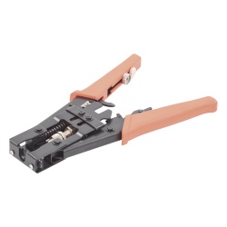 EPCOM TITANIUM TT-14-2012 Pinzas para Instalar Conectores a Prueba de Agua Tipo Compresion de F o BNC en Cables RG-59 (4C) RG-6 (5C)