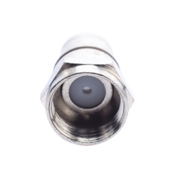 EPCOM TITANIUM TT-CON-536 Conector F Macho Plegable Con PIN para Cable RG-59 Cuerpo de Bronce Niquelado.