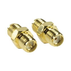 EPCOM TITANIUM TT-COU-SMA-RPF-SF Adaptador en Linea de Conector SMA Hembra Inverso a SMA Hembra Oro/ Oro/ Teflon