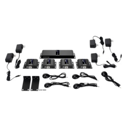 EPCOM TITANIUM TT3144KHDBITT Kit Divisor y Extensor HDMI (Extender Splitter) | Divide 1 Fuente HDMI a 4 Pantallas | Extiende la senal HDMI hasta 120 m | Resolucion 4Kx2K @ 60 Hz | Cat 6/6a | Uso 24/7 - Img 9