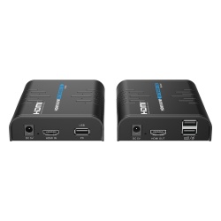 EPCOM TITANIUM TT373KVM4.0 Kit extensor KVM (HDMI y USB) hasta 120 metros | Resolucion 1080P @ 60 Hz | Soporta STP y UTP CAT6 | Soporta Switch Gigabit para control KVM multiple | Soporta hasta 253 rec - Img 2