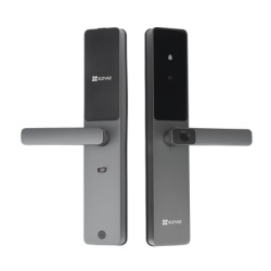 EZVIZ CS-DL05-R100 Cerradura Inteligente / Cerrojo Tipo Americano / Wi-Fi / Bluetooth / Codigos Temporales Para Visitantes / Lectura de Huella / Lectura de Tag / Contrasena / Boton para Timbrar / Aper