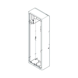 FAAC 406019 Gabinete sin Tapa para Barrera FAAC 615