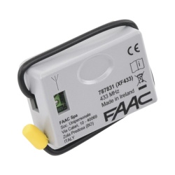 FAAC 787831 Receptor inalambrico XF 433 para operador FAAC S418