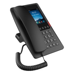 FANVIL H6WB Telefono IP Hotelero Wi-Fi 6 / Pantalla IPS 3.5" 320x480 / 2 Lineas SIP / 5 Teclas Programables / Puerto USB-A / PoE 802.3af / Audio HD / Diseno Negro - Img 2