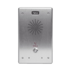 FANVIL I12-N-01P Intercomunicador IP 2 lineas SIP 2 relevadores con boton para llamada anti-vandalico IP65 e IK10 PoE