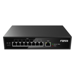 FANVIL PN8 Switch PoE de 2 Hilos para telefonos Fanvil X303-2 8 puertos RJ11