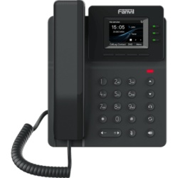 FANVIL V60G Teléfono IP / 4 Líneas SIP / Pantalla Color 2.4 Pulgadas / Audio HD / Conferencia 6 Vías / PoE 802.3af / Gigabit Ethernet / Compatible EHS