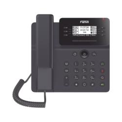 FANVIL V62 Telefono IP Empresarial Esencial para 6 lineas SIP pantalla grafica matriz de puntos PoE puertos Gigabit conferencia local de 6 vias.