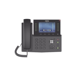 FANVIL X7C Telefono IP empresarial para 20 lineas SIP Bluetooth integrado para diademas PoE y hasta 60 botones DSS con doble puerto Gigabit soporta recepcion de video
