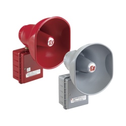 FEDERAL SIGNAL INDUSTRIAL AM302 AudioMasterÂ® Altavoz de bocina reentrante para megafonia y anunciamiento publico 30W de Potencia Listado contra incendios UL Color Gris