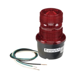 FEDERAL SIGNAL INDUSTRIAL LP3TL-120-R Luz de advertencia LED serie Streamline 120 Vca montaje tipo T rojo