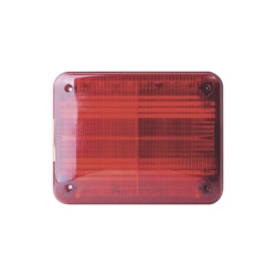 FEDERAL SIGNAL QL97RR Luz de advertencia Quadraflare LED Flasher Integrado y Mica de color Rojo