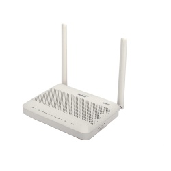 FIBERHOME HG6145F3 ONU GPON WiFi 6 (2.4/5 GHz) 2 Antenas de 5 dBi Compatible con OLT de Terceros 4 puertos Gigabit + 1 POTS + 2 USB conector SC/UPC