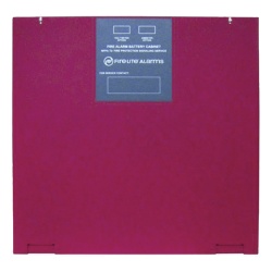 FIRE-LITE BB-26 Gabinete metalico para dos baterias de respaldo de 26 Ah compatible con cargador CHG-75
