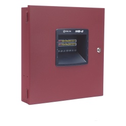 FIRE-LITE MS-2 Panel de control de alarma contra incendio convencional de 2 zonas compatible con detectores serie i3