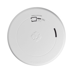 FIRST ALERT 1046802 Detector Combo de Humo/CO Autonomo Bateria Sellada de Litio de 10 anos No Requiere Panel Diseno Ultra Delgado No Requiere Cableado