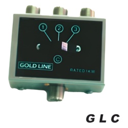 GLC 1121 Switch Coaxial de 3 Posiciones para Antenas HF 1000 W Conector UHF (PL259) Hembra.