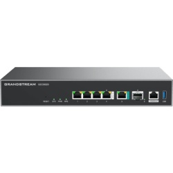GRANDSTREAM GCC6020 Dispositivo de Convergencia de Redes GCC6020 / Router VPN / Firewall de Proxima Generacion / IP PBX / Switch de Red / 4 Puertos Gigabit Ethernet / 1 Puerto SFP+ 10 Gigabit / 1 Puer