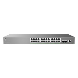 GRANDSTREAM GWN7803PL-PRO Switch de Red Empresarial L2++ / Serie GWN7800 Pro / 24 Puertos Gigabit PoE 250W / 2 Puertos SFP+ / Gestion Cloud GDMS / VLAN 4K / QoS Avanzado / Seguridad Integral - Img 2