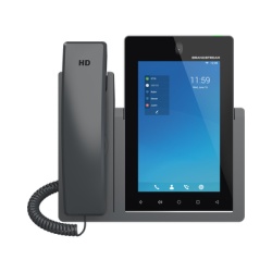 GRANDSTREAM GXV3470 Telefono IP Android 11 16 lineas SIP con 16 cuentas pantalla tactil 7" puertos Gigabit Wi-Fi Bluetooth PoE codec Opus IPV4/IPV6 con gestion en la nube GDMS