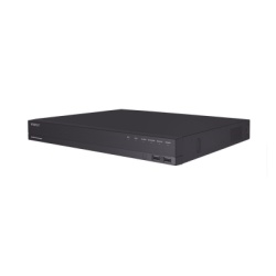 HANWHA VISION ARN-1610S NVR 16 canales grabacion hasta 8MP / H.265 / P2P Wisenet / 16 puertos PoE Plug and Play / 80 Mbps para grabacion.