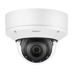 HANWHA VISION PND-A9081RV Camara Domo 4K con IA / Lente Motorizado de 4.5 a 10mm / P-Iris WDR 120dB / Ranura SD / Proteccion IP52 e IK10