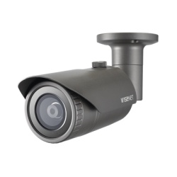 HANWHA VISION QNO-8010R Camara IP Tipo Bala Antivandalica 5 Megapixel / Lente 2.8 mm / IR 20M / WDR 120db / Exterior IP66 / H.265 & WiseStream