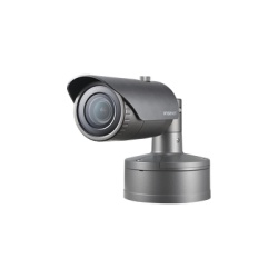 HANWHA VISION XNO-6020R Camara IP Tipo Bala 2MP Lente Fijo 4 MM IR 30M H.265 H.264 WDR 150DB HLC Doble SD CARD 12VDC POE IP67 IK10