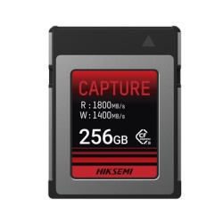 HIKSEMI by HIKVISION HS-CFE-E300/256G Memoria CFexpress Tipo B / 256 GB / 1800 MB/s Lectura / 1400 MB/s Escritura / Video 8K / PCIe Gen 3Ã—2