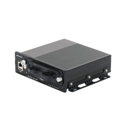 HIKVISION AE-MN5043(RJ45) NVR Movil de 4 Canales de 2 Megapixel / 4 PoE + 4 via Switch Extendible / 2 Bahias de Disco Duro / Incluye Modulo GPS / conector RJ45