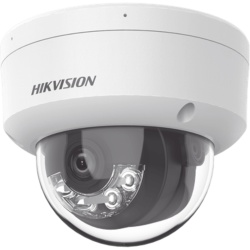 HIKVISION DS-2CD1123G3-LIU Cámara Domo IP / 2 Megapixel / Dual Light 30 m (98.4 ft) / AcuSense Lite / Micrófono Integrado / IK08 / IP67 / PoE