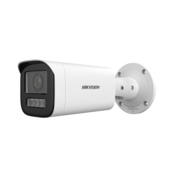 HIKVISION DS-2CD1643G2-LIZSU Bala IP 4 Megapixel / Lente Motorizado 2.8 a 12 mm / Dual Light (50 mts IR + 50 mts Luz Blanca) / ACUSENSE Lite / Microfono Integrado / Exterior IP67 / WDR 120 dB / PoE /