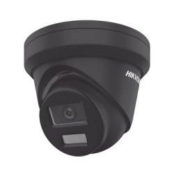 HIKVISION DS-2CD2343G2-LI2U(BLACK) [Dual Light + 2 Microfonos de Doble Matriz] Turret IP 4 Megapixel / Color Negro / Lente 2.8 mm / 30 mts Luz Blanca + 30 mts IR / ACUSENSE / Exterior IP67 / WDR 120 d