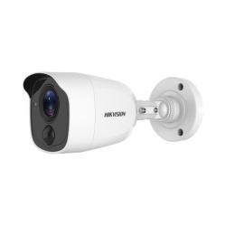 HIKVISION DS-2CE11D0T-PIRLO Bala FLASH TURBOHD 2 Megapixel (1080p) (LED Blancos Intermitentes) / PIR (Evita Falsas Alarmas) / 2 Megapixel / 20 mts IR EXIR / Lente 2.8 mm / IP67 / Salida de Alarmas