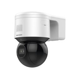 HIKVISION DS-2DE3A404IWG-E Domo PTZ IP 4 Megapixel / 4X Zoom Optico / 50 mts IR EXIR / ACUSENSE / Luz Estroboscopica / Sirena Integrada / WDR 120 dB / PoE+ / IP66 / Ultra Baja Iluminacion / Microfono