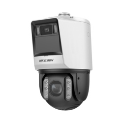 HIKVISION DS-2SR7C432IWG-B/R16/14(32XF1) [TandemVu] PTZ IP 4 Megapixel con Camara Panoramica 6 Megapixel / 32X Zoom / 200 mts IR / 30 mts Luz Blanca / ACUSENSE / IP66 / Alerta Audible y Luz Estrobosco