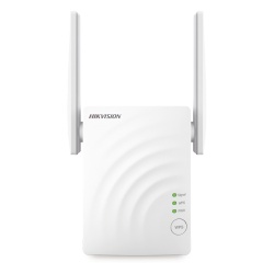 HIKVISION DS-3WRE12C Extensor WiFi / Hasta 1200 Mbps / Doble Banda AC 2.4 y 5 GHz / 1 Puerto 10/100 Mbps / 2 Antenas 3 dBi / 3.15 x 2.28 x 1.89 pulgadas / Interior