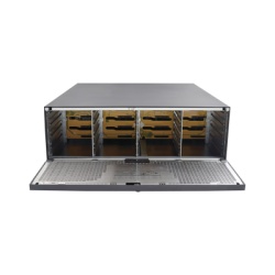 HIKVISION DS-9664NI-I16 NVR 12 megapixel (4K) / 64 canales IP / Soporta Camaras con AcuSense / 16 Bahias de Disco Duro / 2 Tarjetas de Red / Soporta RAID con Hot Swap / HDMI en 4K / Soporta POS