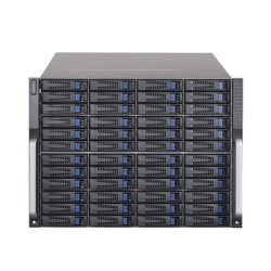 HIKVISION DS-A83048S-ICVS Servidor de Almacenamiento Cluster / 48 Bahias de Disco Duro / Controlador Simple / Graba 600 Canales IP / Fuente Redundante