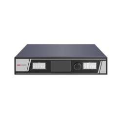 HIKVISION DS-D42V24-H Controlador para Videowall / Resolucion Maxima 13.27 Megapixel / 24 Salidas de Video / Compatible con Pantallas LED para Interior / Compatible con DS-D4418FI-CAF(B) y DS-D4425FI-