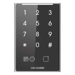HIKVISION DS-K1109EKB-QR Lector de Acceso Multitecnología / Tarjetas PROX EM 125 kHz / Códigos QR / Teclado de Contraseña / RS485 y WIEGAND / IP65