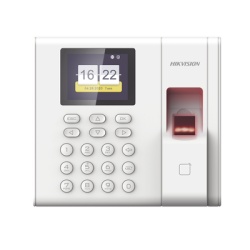 HIKVISION DS-K1A8503EF-B Checador de Huella con Bateria de Respaldo / Reportes por USB / 1 000 Usuarios / 1000 Huellas / 100 000 Registros / Lector de Tarjetas EM / Uso con iVMS-4200.
